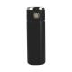 Water Bottle Stainless Steel with LED Display - Black - 420 ML
