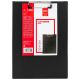 Deli Clipboard Folding 38514 - Black - Plastic