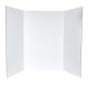 Tri Fold Display Project Board White - Evanz