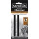 Generals Compressed Charcoal Sticks 6B