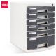 File Cabinet 7 drawer Grey Deli 8877
