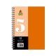 University Book 5 Subjects - A4 Orange