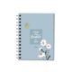 Hard Cover Spiral Book A6 UniBook 80 Sheets - 2023-03