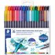 Staedtler Double-Ended Water colour Brush Pen - Set of 36