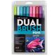 Dual Brush Pen Art Markers, Tropical, Set of 10 - 56189