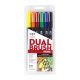 Dual Brush Pen Art Markers, Primary, 6-Pack - 56214