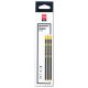Deli Matte Graphite HB Pencil with Eraser - 12 Pieces - Dark Grey