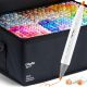 Ohuhu Honolulu Master Collection, 320 Colors Art Markers, Dual Tips (Brush & Chisel), Alcohol-Based