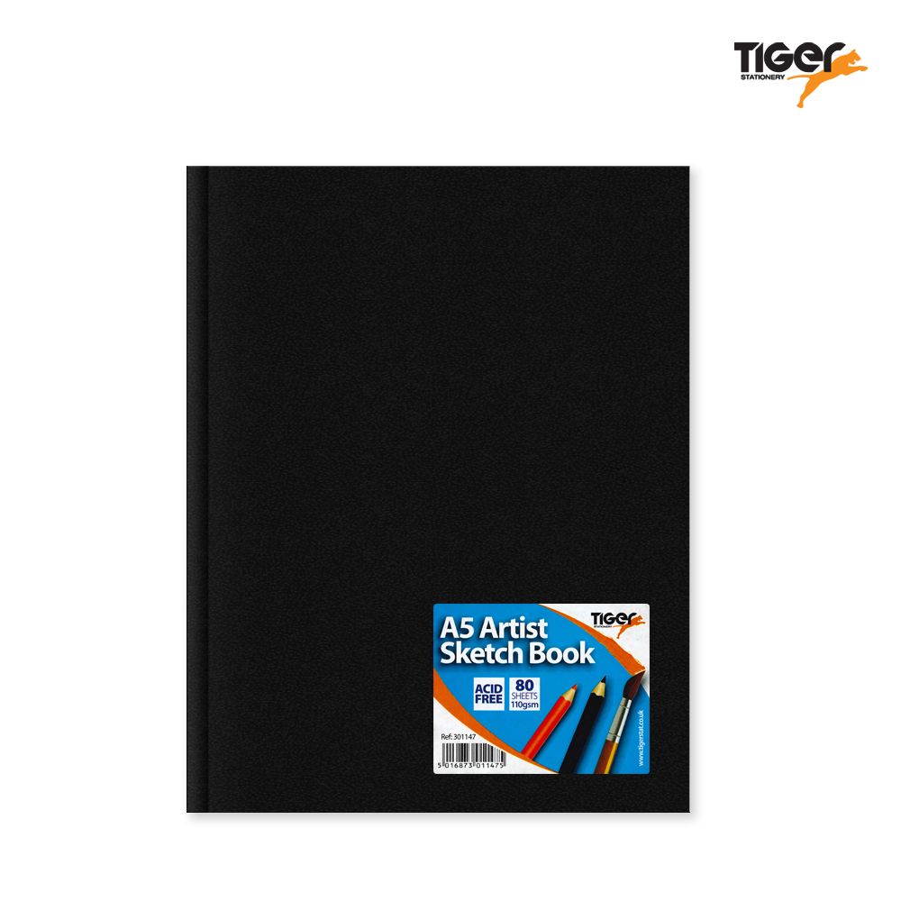 Artist Sketchbook Book Casebound A5 - Tiger