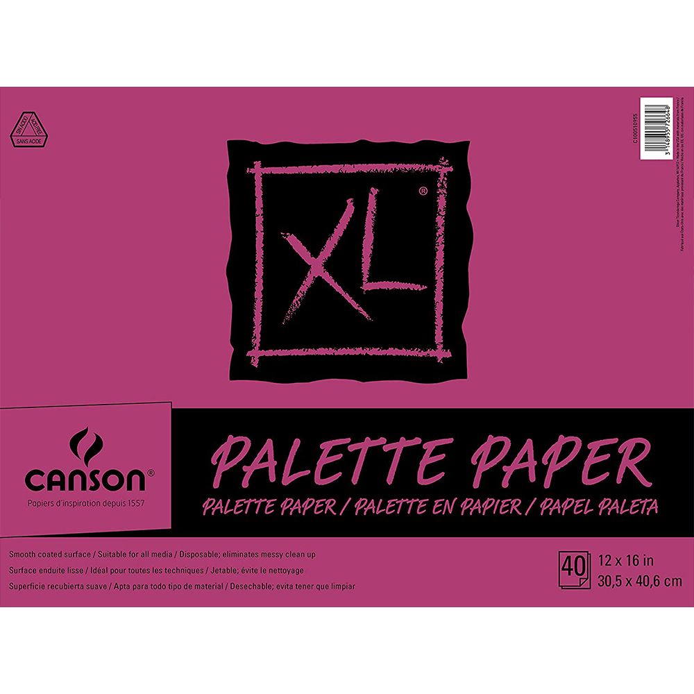 Canson Foundation Series Disposable Palette Pads,  12