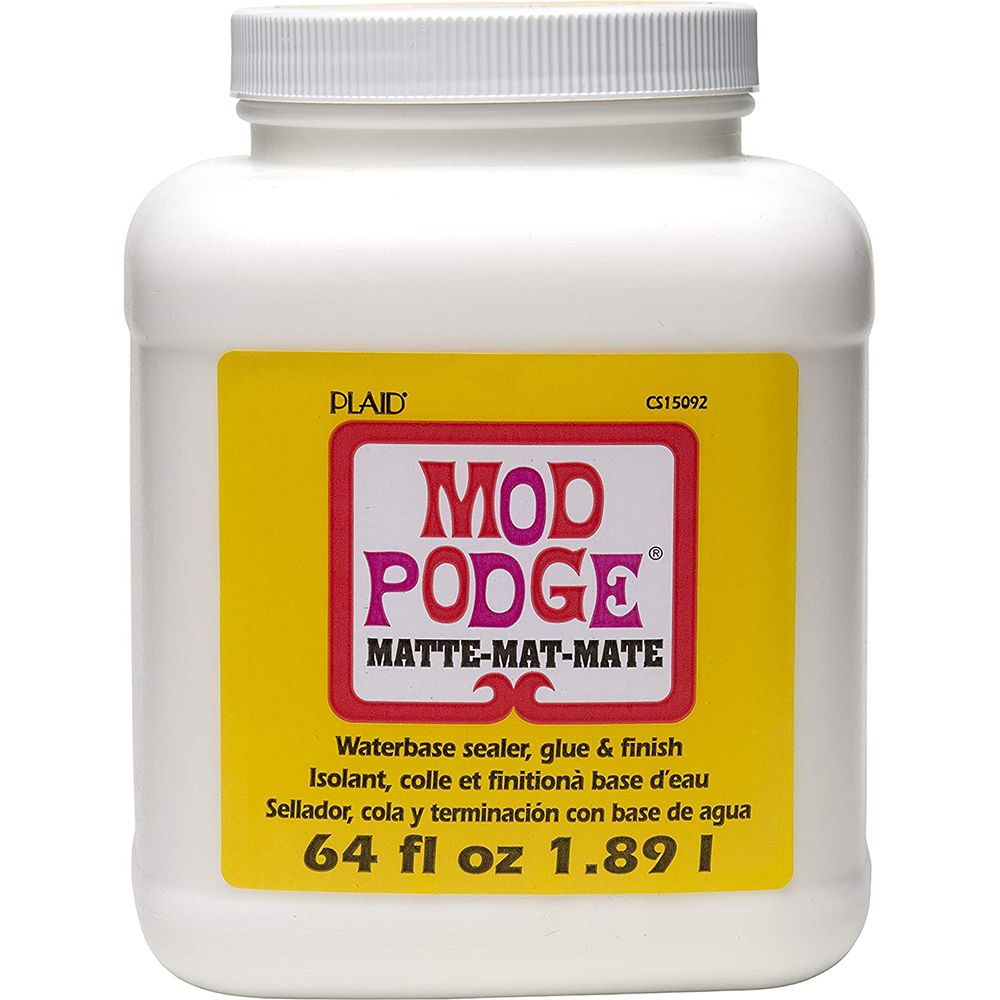 Plaid Mod Podge Waterbase Sealer, Glue and Finish, 64 oz, Matt