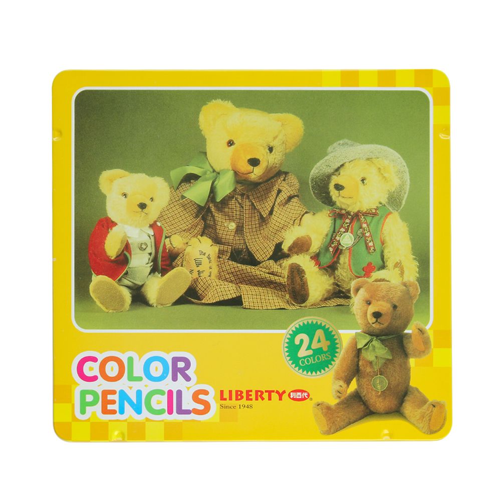 Colour Pencil Set-24 Liberty Metal Box
