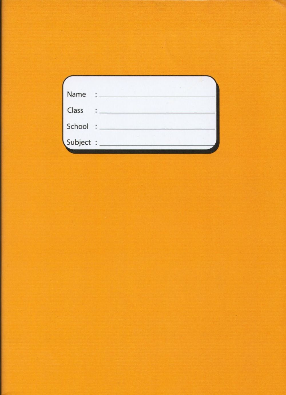 Single Line Note Book 80 Sheets Brown Cover PVC