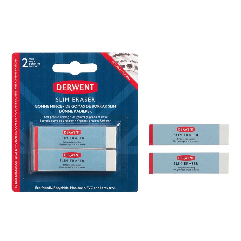 Derwent Slim Eraser 2 Pack