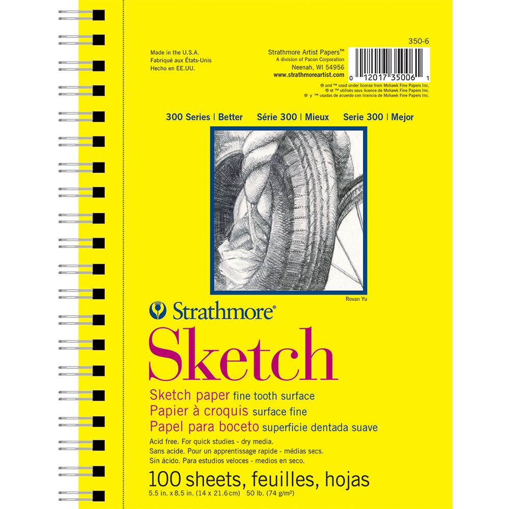 Strathmore Sketch Paper Pad, 300 Series, A5 - 350-6