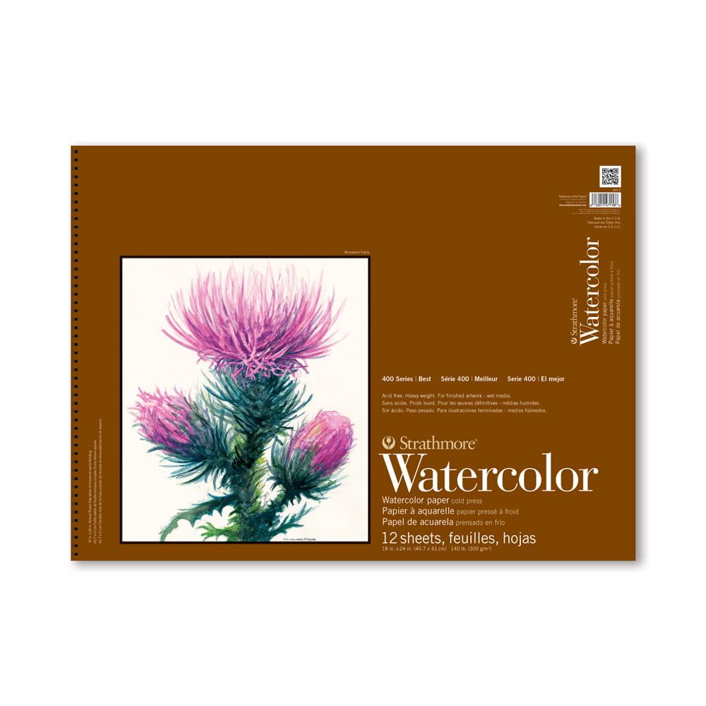 Strathmore Watercolor Paper Pad, 400 Series, 18