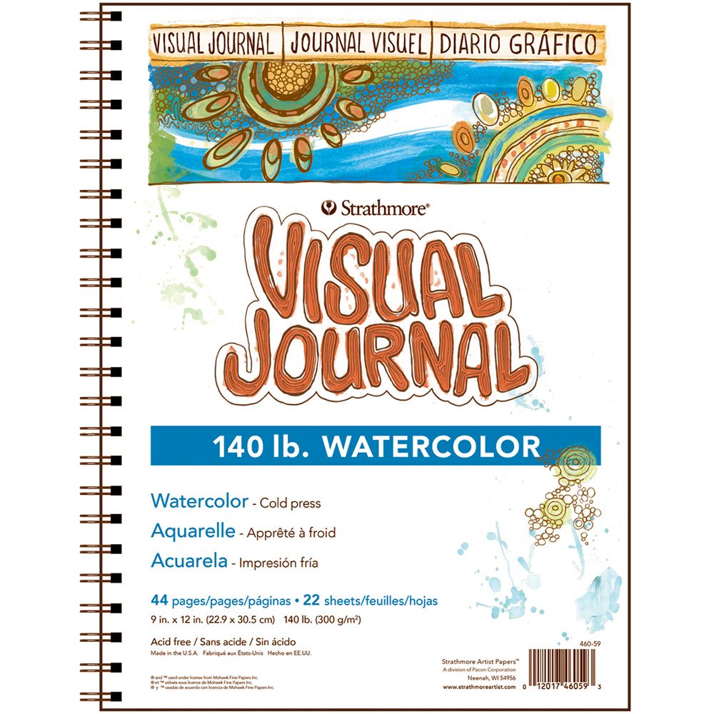 Strathmore Visual Journal, Cold-Press Watercolor, 9