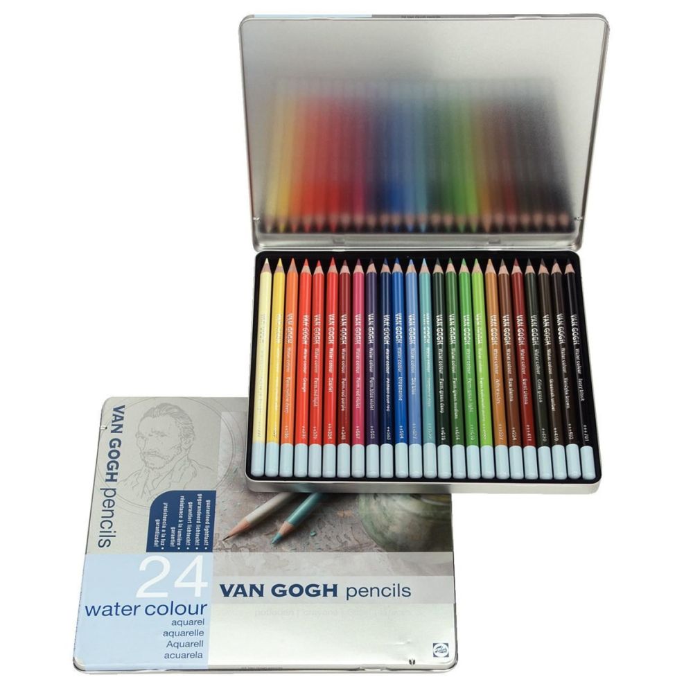 VAN GOGH Water Colour Pencils Basic Set with 24 Colours - 1736