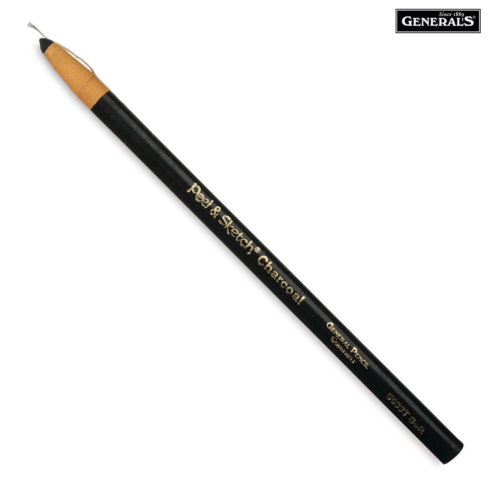 General Pencil Peel & Sketch Charcoal, Soft