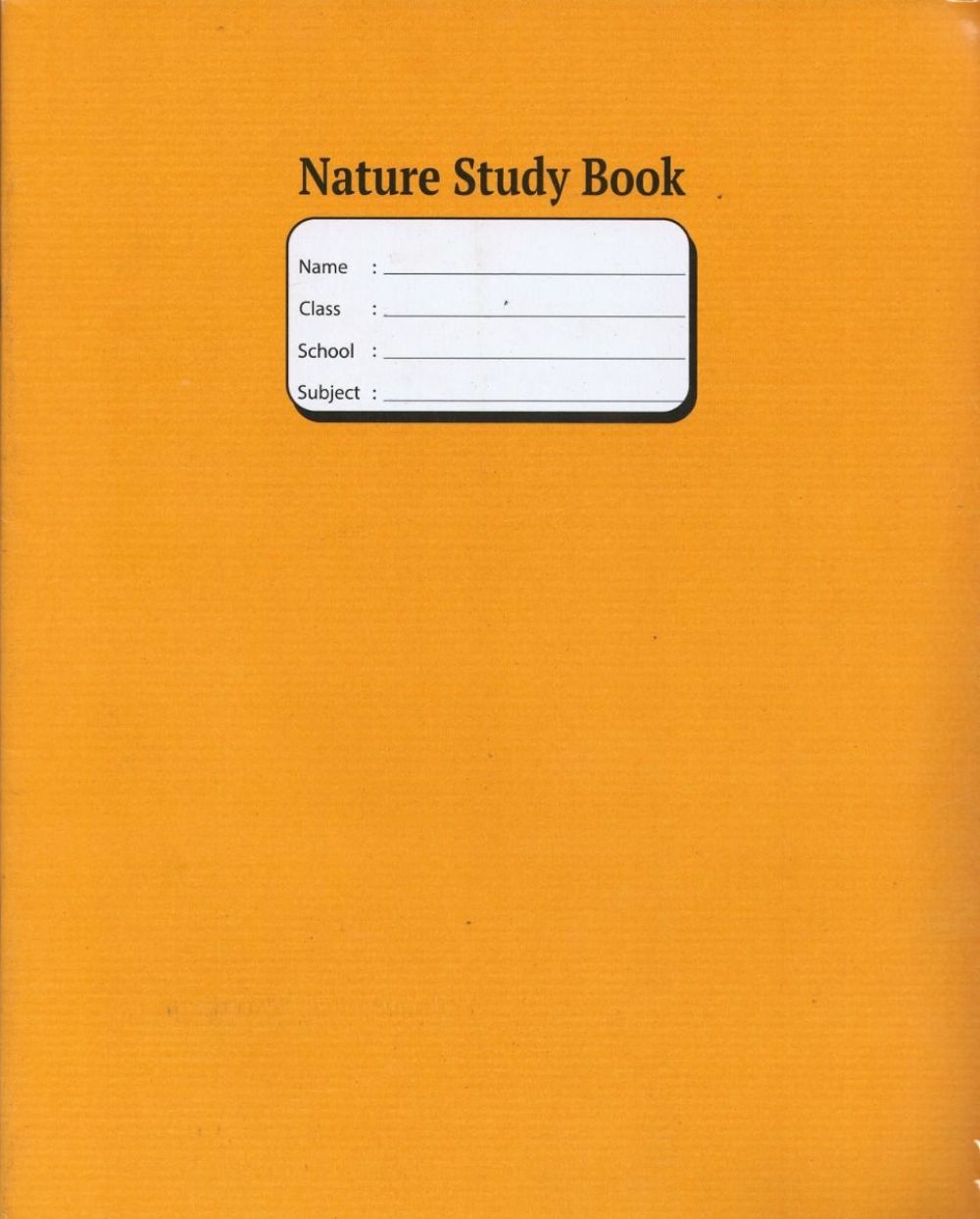 Nature Study Nootbook 60L Brown Cover PVC