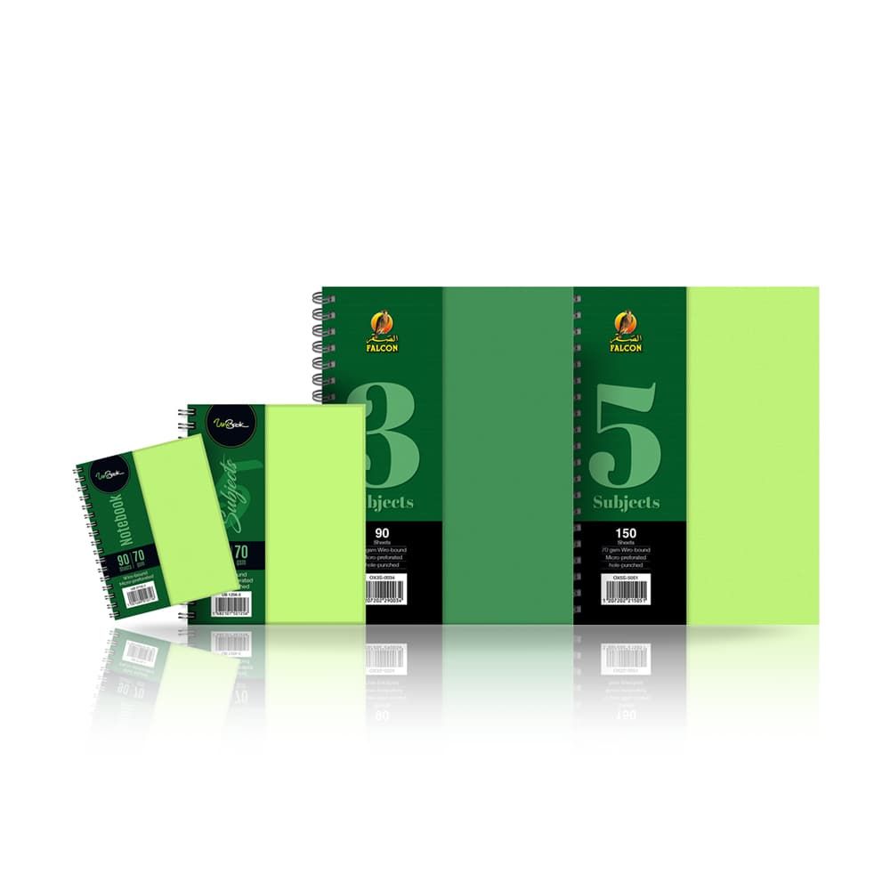 University Book Set - Green Shades