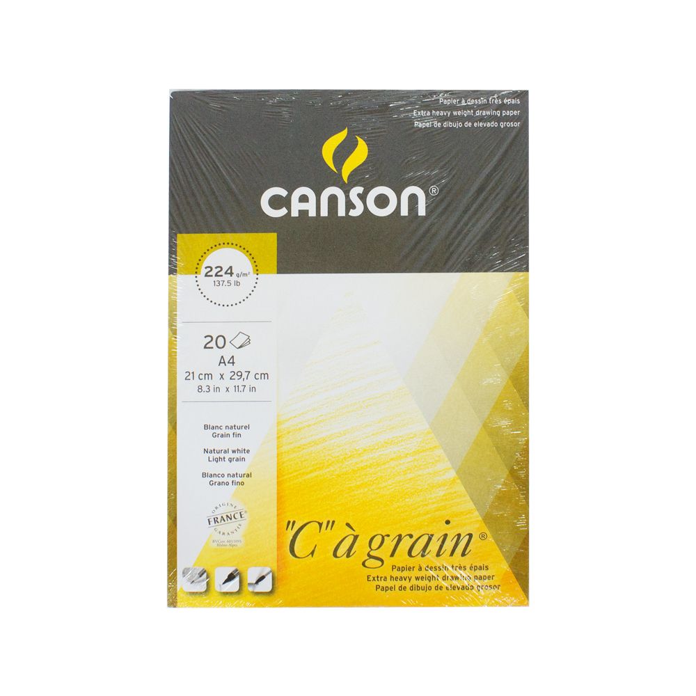 Canson C A Grain 224gsm A4 - 400097609