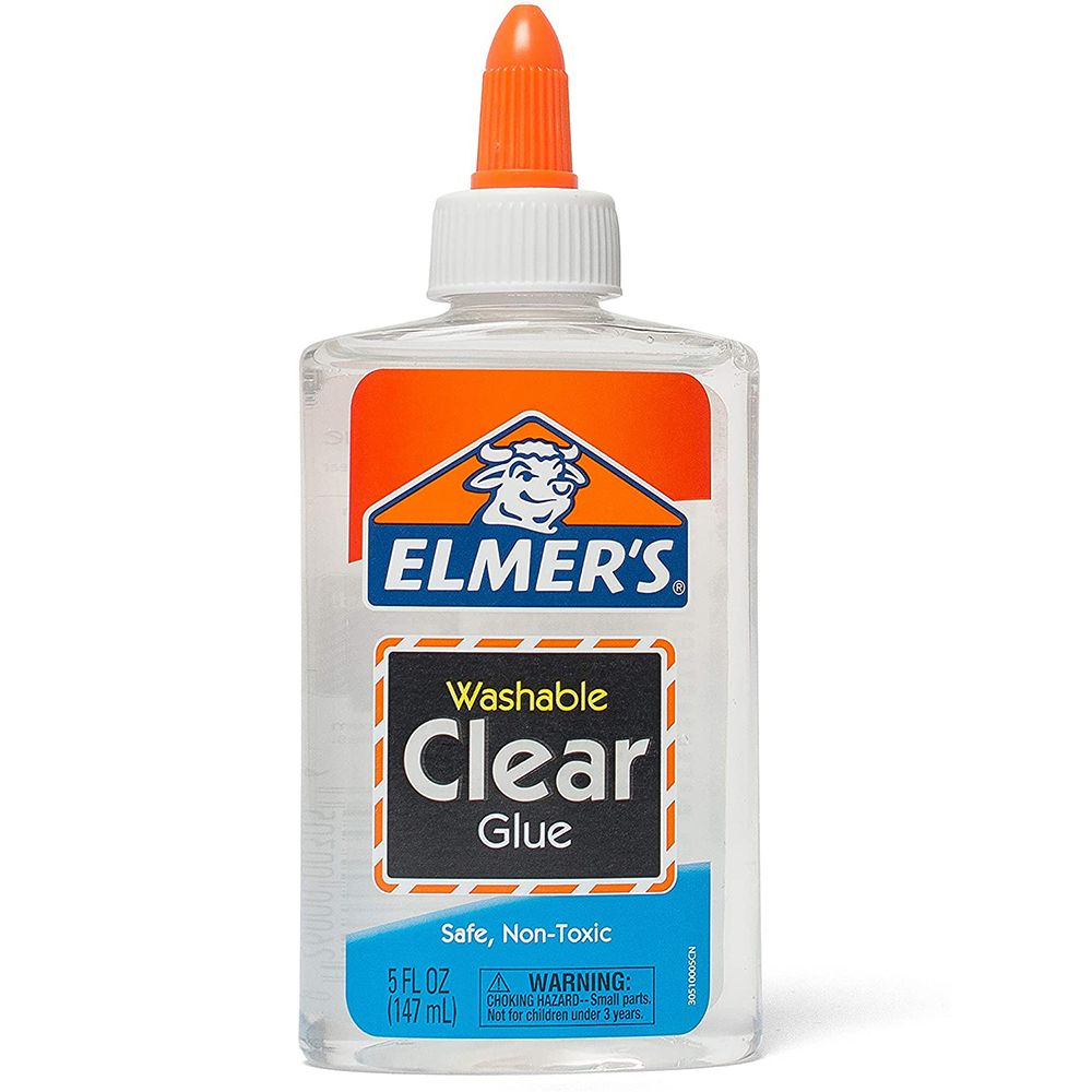 Elmer's Liquid School Glue, Clear, Washable, 147 ml