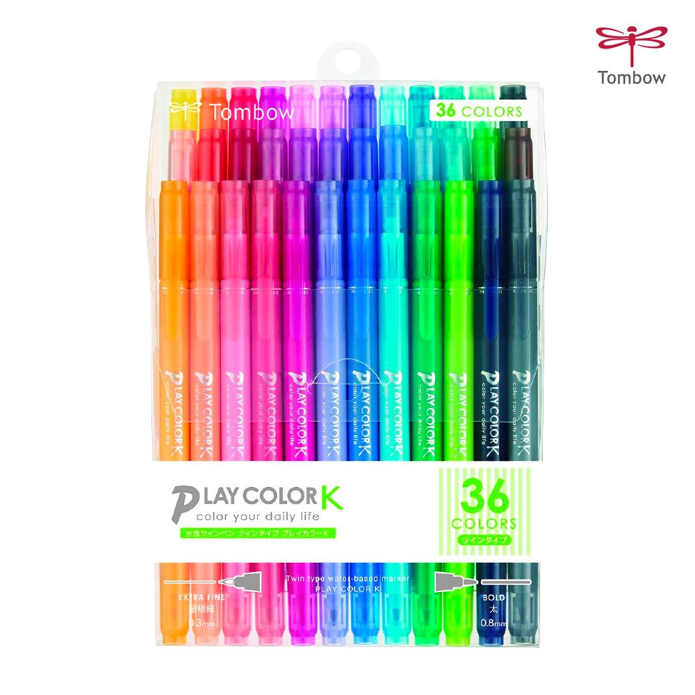 Tombow Play Color K Double-sided Marker Set of 36