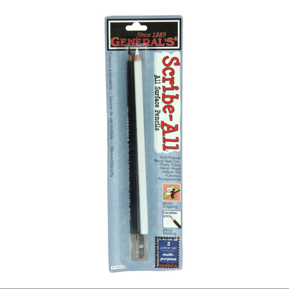 General Pencil Scribe-All Pencils & Sharpener Set