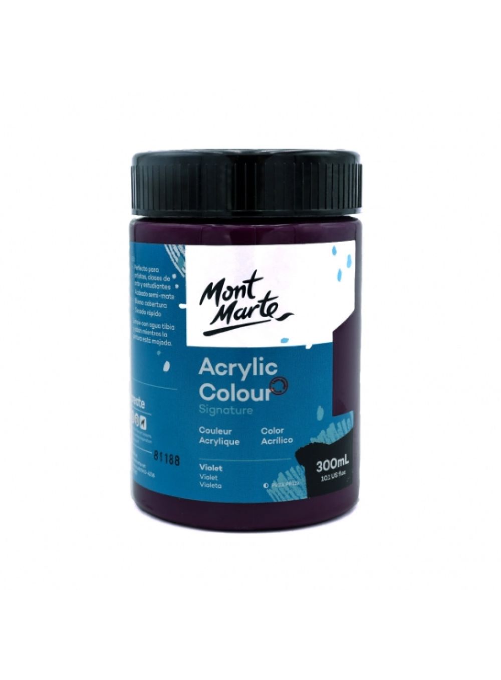 Mont Marte Signature Acrylic Colour 300ml Violet