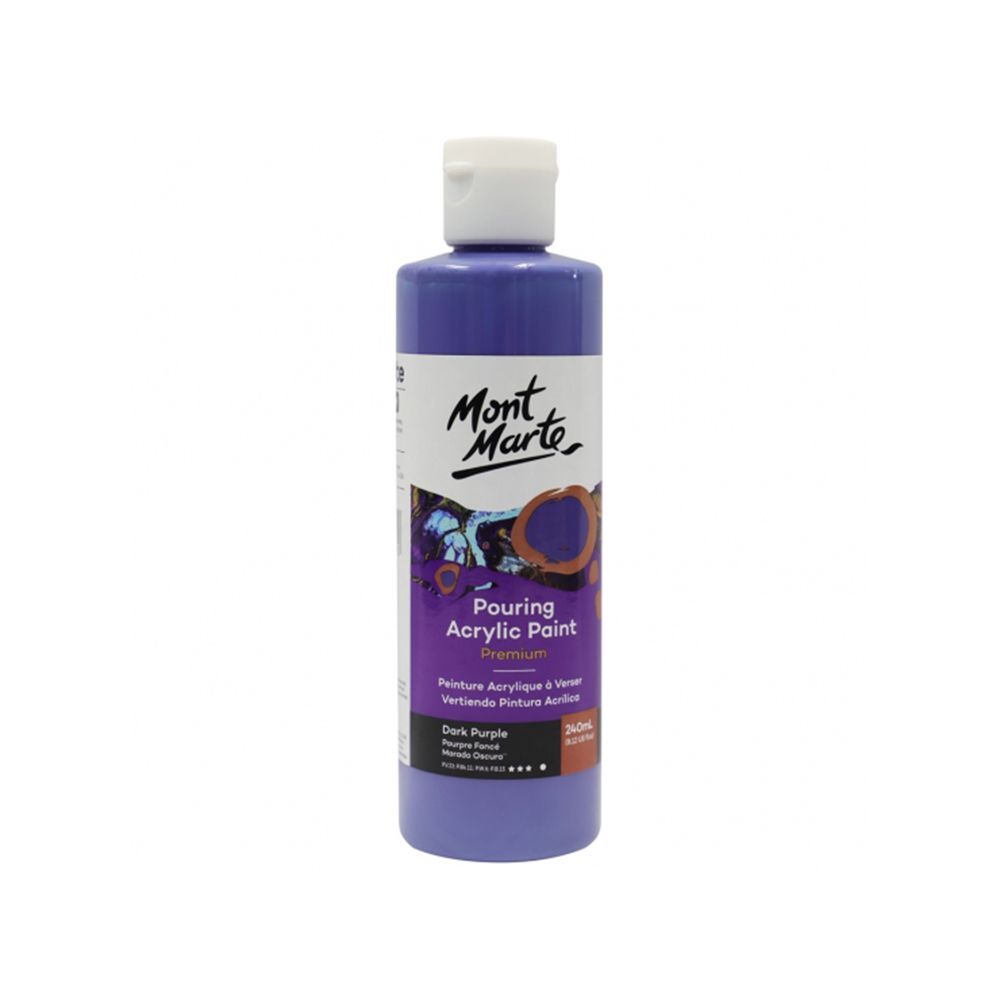 Mont Marte Pouring Acrylic 240ml - Dark Purple