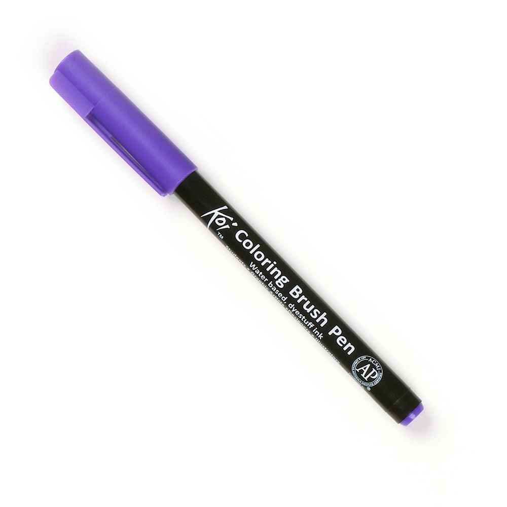 Brush Pen Purple Koi - XBR#24