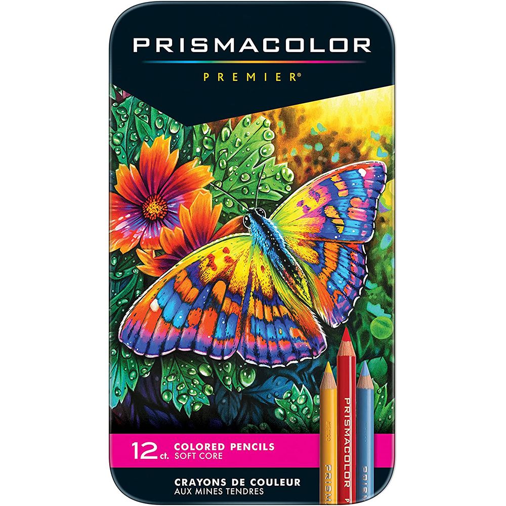 Prismacolor Premier Thick Core Colored Pencil Sets,12-Color Set