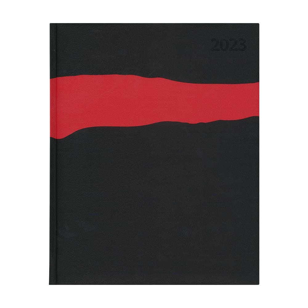 2023 Executive Diary - Weekly- Black & Red Strip