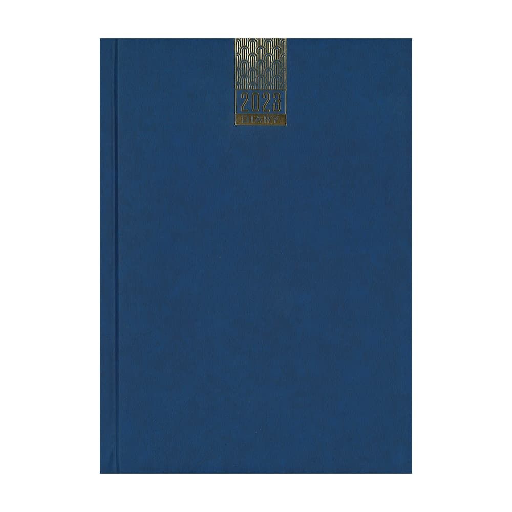 2023 Diary B5 Soft Touch - Daily Page Blue Hard Case