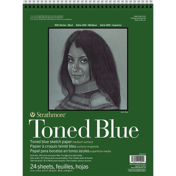 Strathmore Toned Tan Sketchbook 11 x 14 inch (Wirebound) 412-211-6