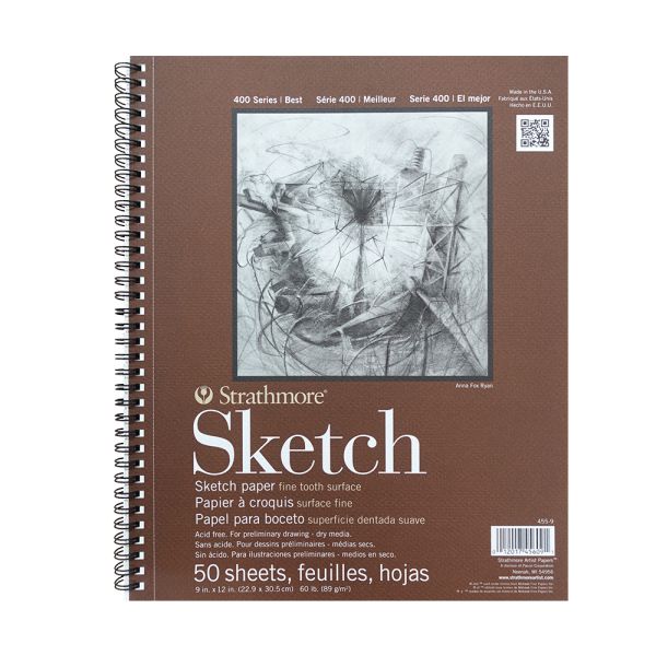 Strathmore Toned Tan Sketchbook A5 (Wirebound) 412-205-6
