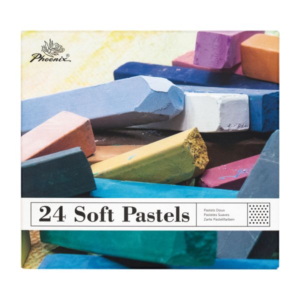 Soft pastels mini, cardboard wallet of 72