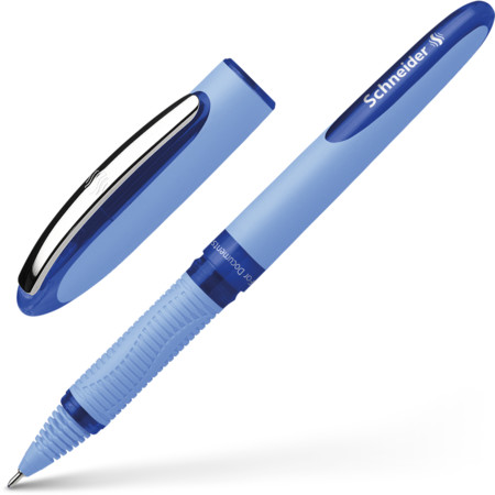 Blue Box of 10 Schneider ONE Hybrid N Rollerball Pen 183503 0.5mm 